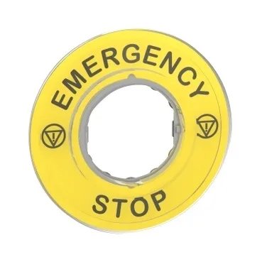 3D маркировка "emergency stop"