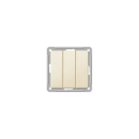 VS 516-351-2-86 Schneider Electric W59 Выключатель трехклавишный скрытый в рамку 16А бежевый (уп по10шт.)