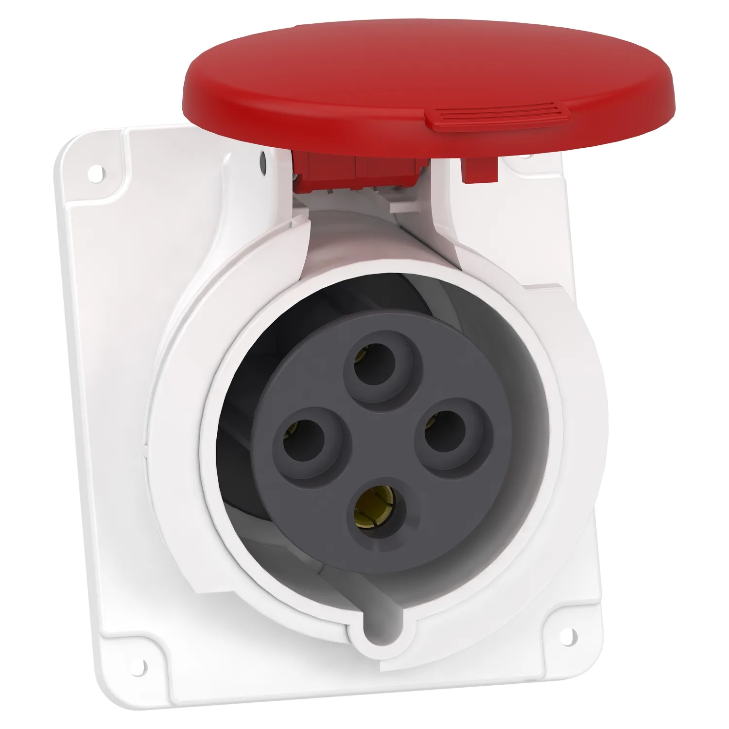 Розетка скрытой установки 3P+PE 32 А IP44