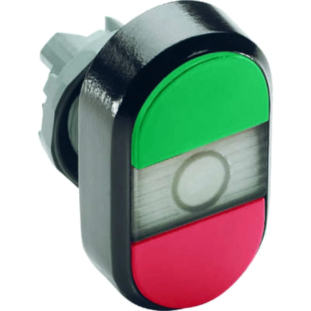 MPD1-11C Кнопка двойная MPD1-11С прозрач. Линза