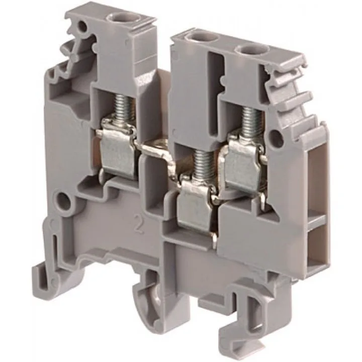 M4/6.3A Клемма винтовая, 4мм² (серая)