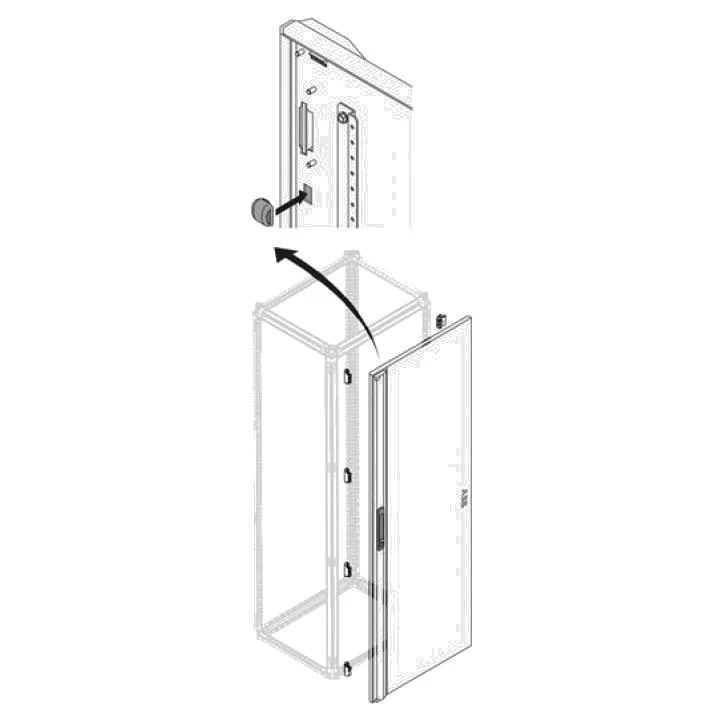 Дверь глухая IP40 H=2000мм W=600мм (PDLB-2060)