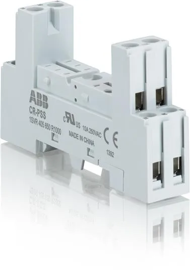 CR-PSS Цоколь (стандартный) с реле 9-1393239-8 (RT314024) 1 переключ. 24VDC, 16A/250VAC