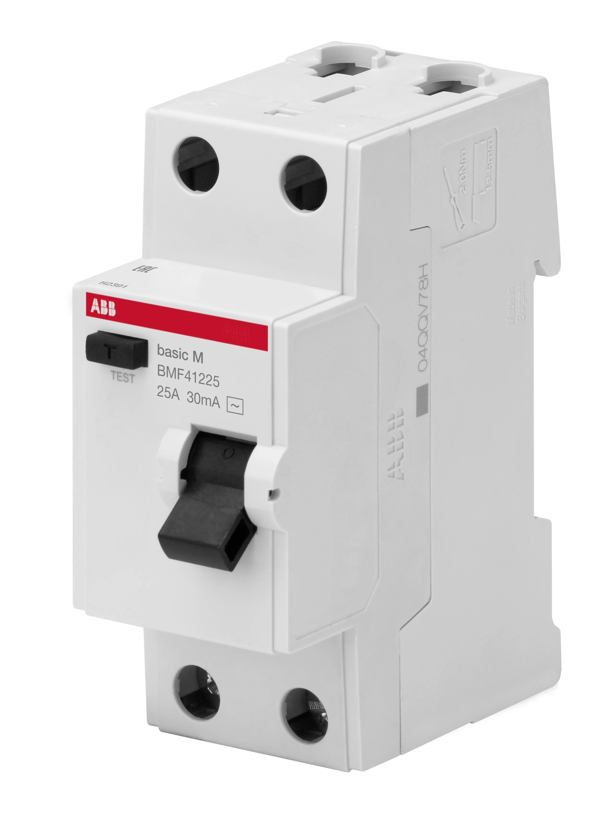Устройство защитного отключения (УЗО) Basic M 2P 25А 0.5 кА, 30мА (AC), 230/400В ELCF372 BMF41225 F372 (тип А)
