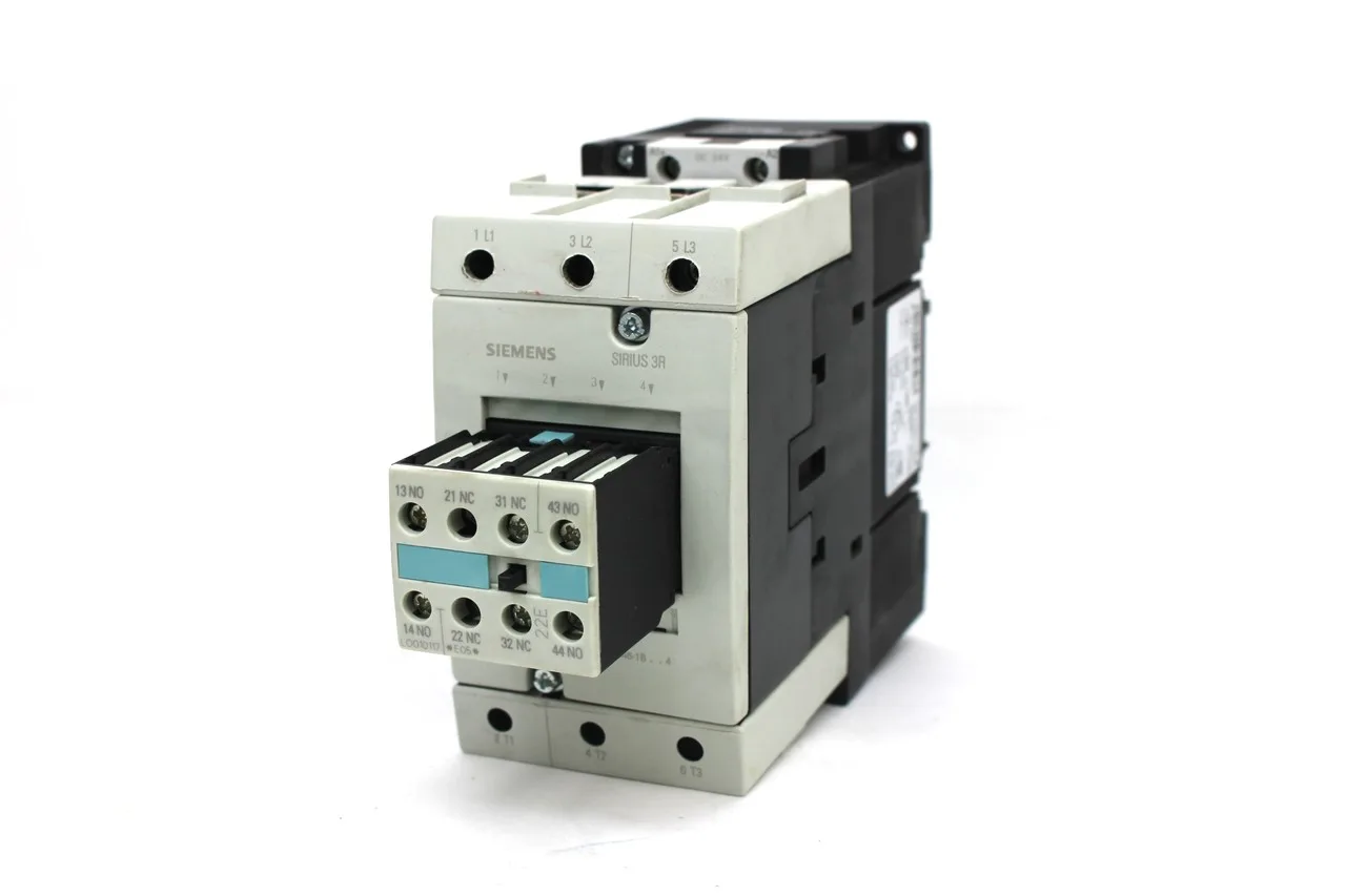 Контактор 3-пол., AC-3, 45 КВТ/ 400 V, ном. напряжение управления US = DC 24 V, 2НО+2НЗ, типоразмер S3