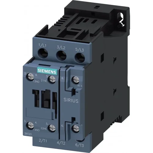 Контактор 3п 32А (15kW) AC-3, Uкат. 24V DC, доп. контакты: 1но+1нз, винтовые клеммы, габарит S0