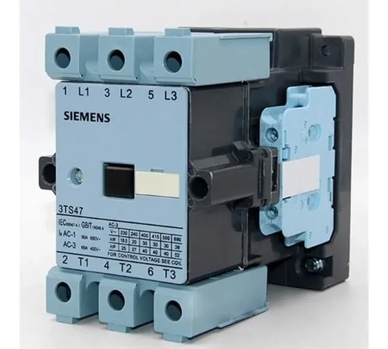 Контактор AC-3, 65A / 30кВт, 400V / блок-контакты 1НО+1НЗ AC 220V 50/60HZ Типоразмер 3
