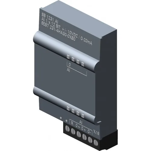 Simatic S7-1200, системная плата аналогового ввода SB 1231, 1 ai, +/- =10 в (12 бит разр.) или 0 - 20 MA