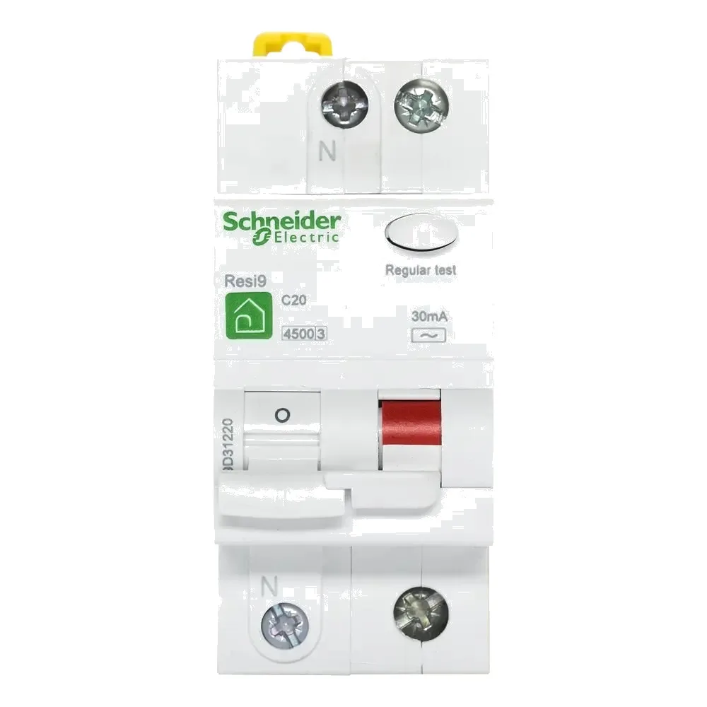 Дифавтомат Schneider Electric Resi9 1P+N 20А (C) 6 кА, 30 мА (AC)