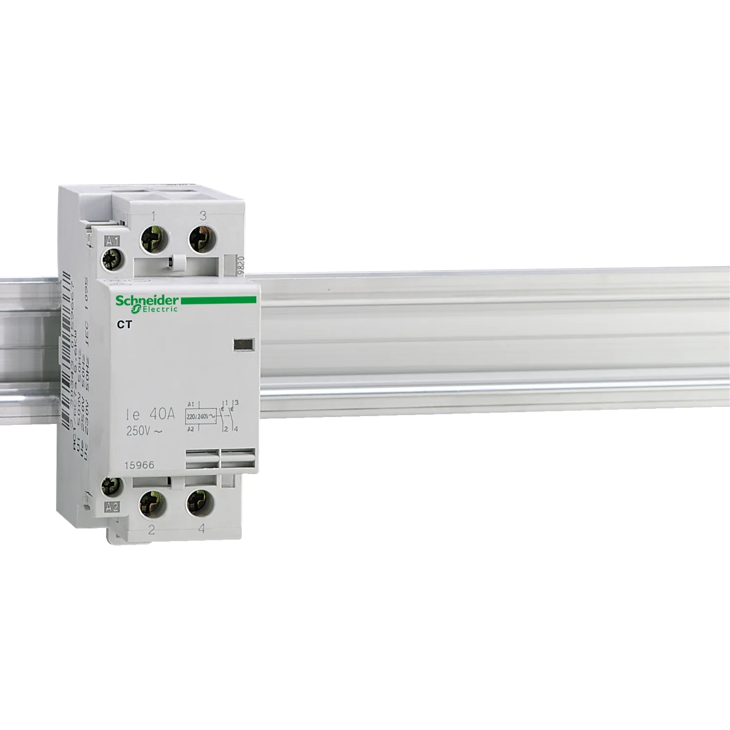 Multi9 Контактор модульный: контакты 2НО 16А (AC-7), Uкат. 230V 50Hz, ширина 2 модуля