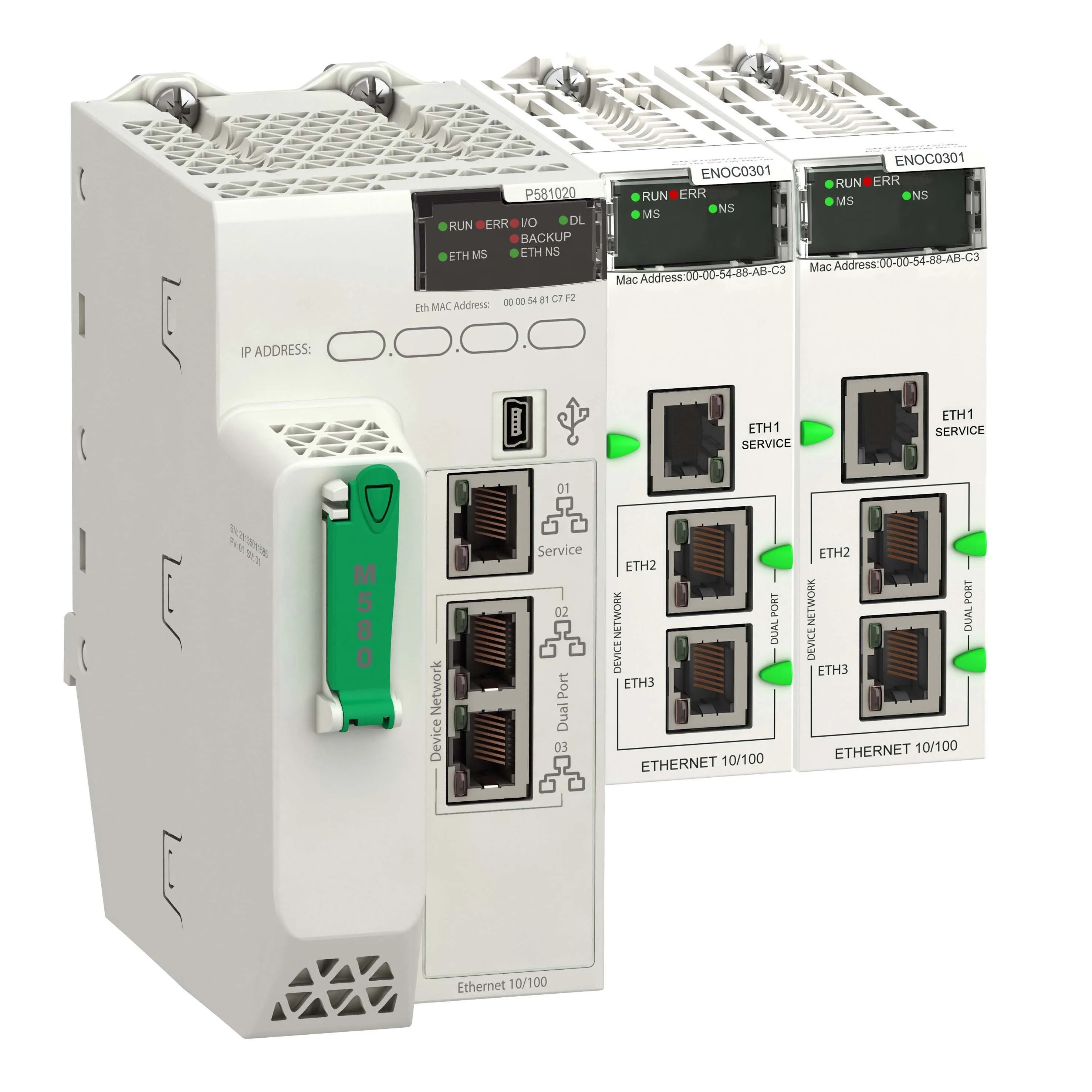 Процессорный модуль Modicon M580 уровень 10 – DIO
