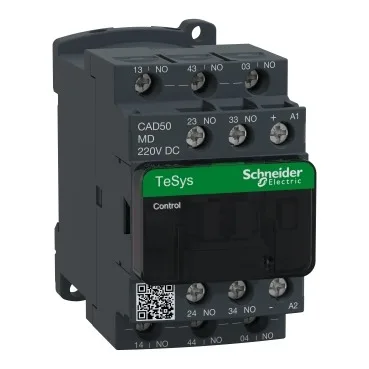Промежуточное реле 5НО 10А AC-14/AC-15, Uкат. 220V DC постоянного тока, винтовой зажим