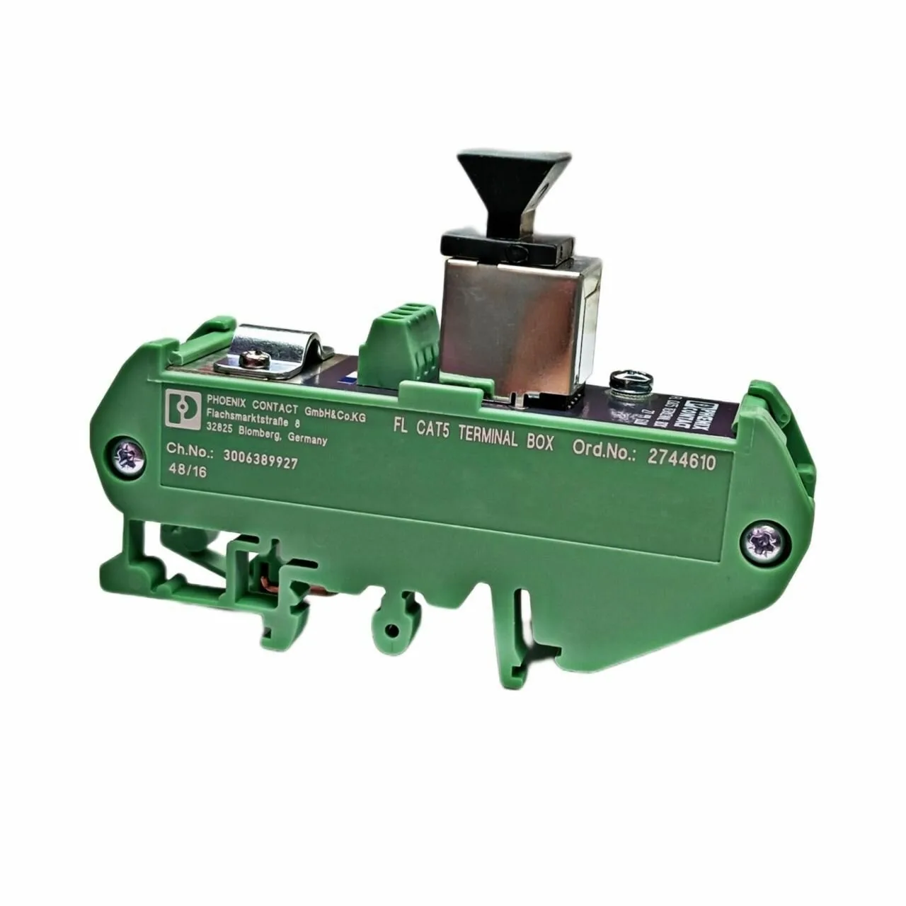 FL CAT5 TERMINAL BOX, Патч-панель RJ45 гнездо 4-pin, CAT5e, 10/100 Мбит/с, винтовые зажимы