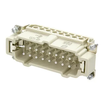 HAN 16E-STI-S Вставка штифта 16-позиц. 72 332, 15A 500V 6kV 3 600V HS 12 HAN-16EM 02A469R03