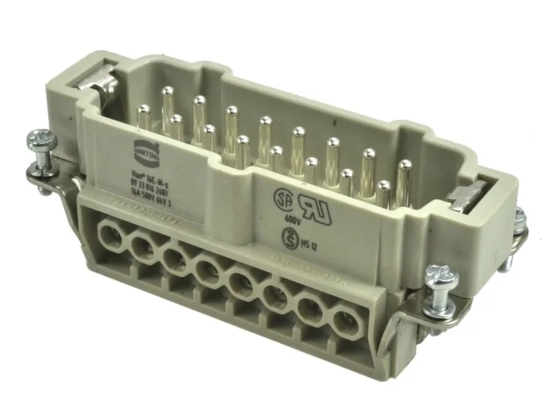 HAN 16E-STI-S Вставка штифта 16-позиц. 72 332, 15A 500V 6kV 3 600V HS 12 HAN-16EM 72A806R03
