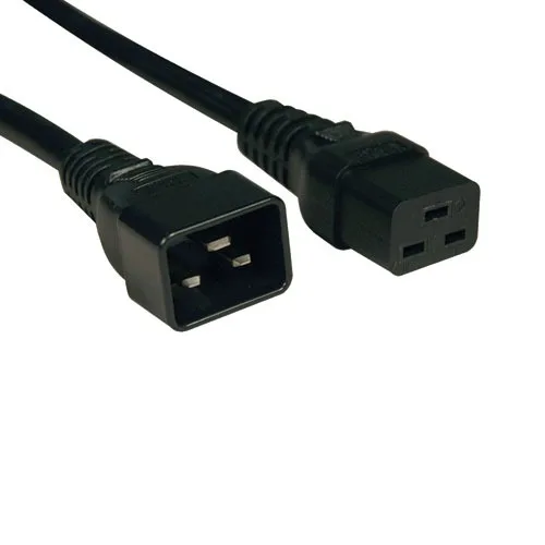Кабель Tripp Lite питания C19/C20, 250V, 20A, 12 Awg, SJT- 2' (60 см)