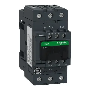 Контактор 3п 40А AC-3, 440 В, Uкат. 230V AC, присоединение Everlink, доп. контакты: 1но+1нз