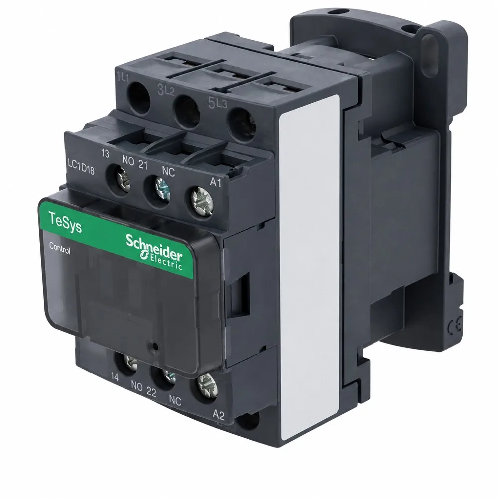 Контактор D 3Р, 18 A, НО+НЗ, 400 V 50/60 Гц, зажим под винт