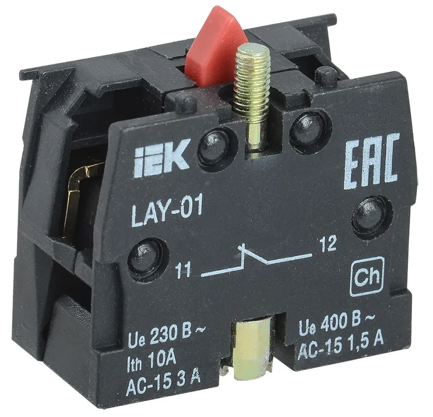 BDK11 Контактный блок для светосигнальной арматуры 1NC LAY5