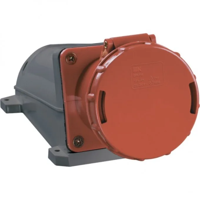ССИ-134 PSR12-063-4 Розетка оп 63а 380в 3p+ре ip54 IEK
