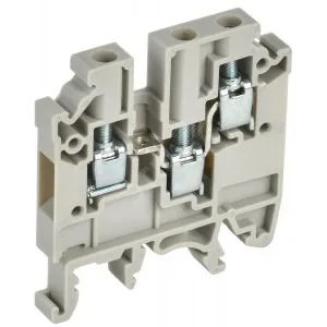 ARMAFIX Клемма винтовая CTS-MC 3 вывода 4мм2 серая CTS-MC-4-3