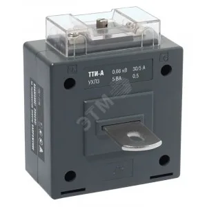 Трансформатор тока ТТИ-А 100/5А 5ВА класс 0,5S