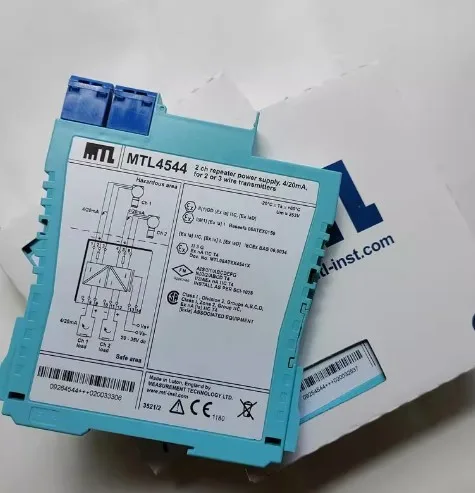Барьер искробезопасности, 2-х канальный, 4/20mA, HART, Uпит. 20…35V DC Eaton/MTL