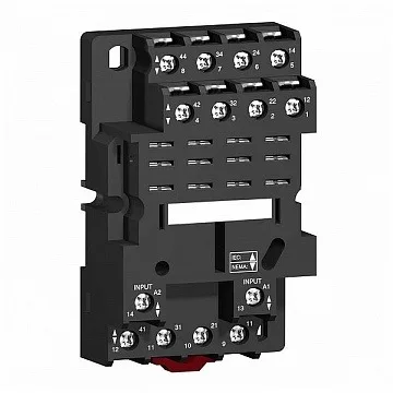 Колодка для реле RPM, 4CO, 16А, с комбинированными контактами + RUW241P7 RC модуль 110…240 В + RPM42P7 Реле