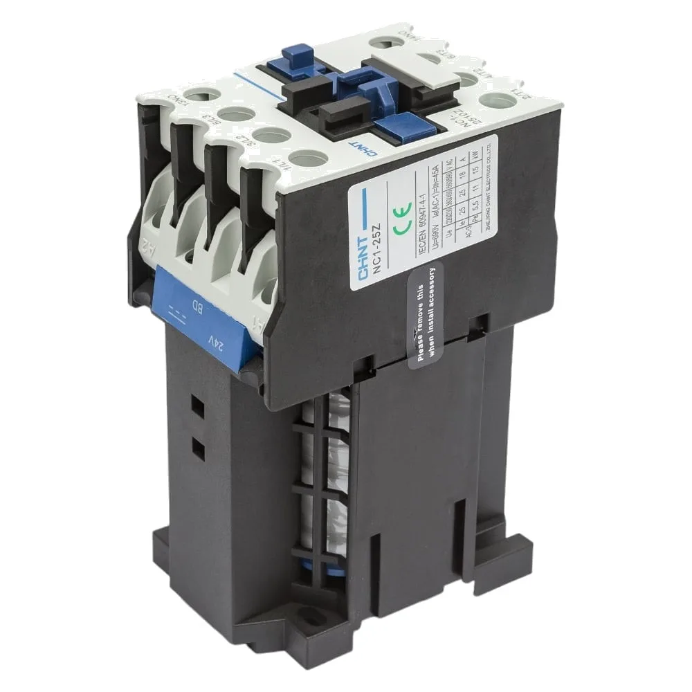Контактор NC1-2510Z 25А кат. 24В DC 1НО (R)