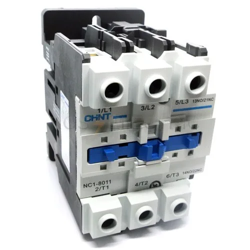 CHINT Контактор NC1-8011 80А 230В/АС3 1НО+1НЗ 50Гц
