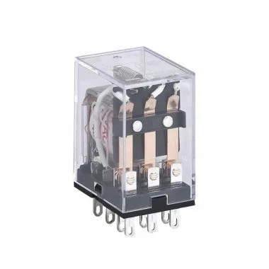 CHINT Промежуточное реле JZX-22F(D) 3 конт. с инд. LED 5A 12B DC