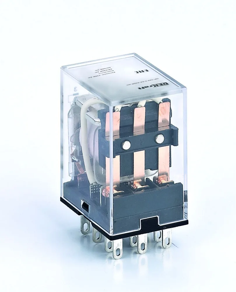 Промежуточное реле 3 конт. с LED инд. 10А 230В AC