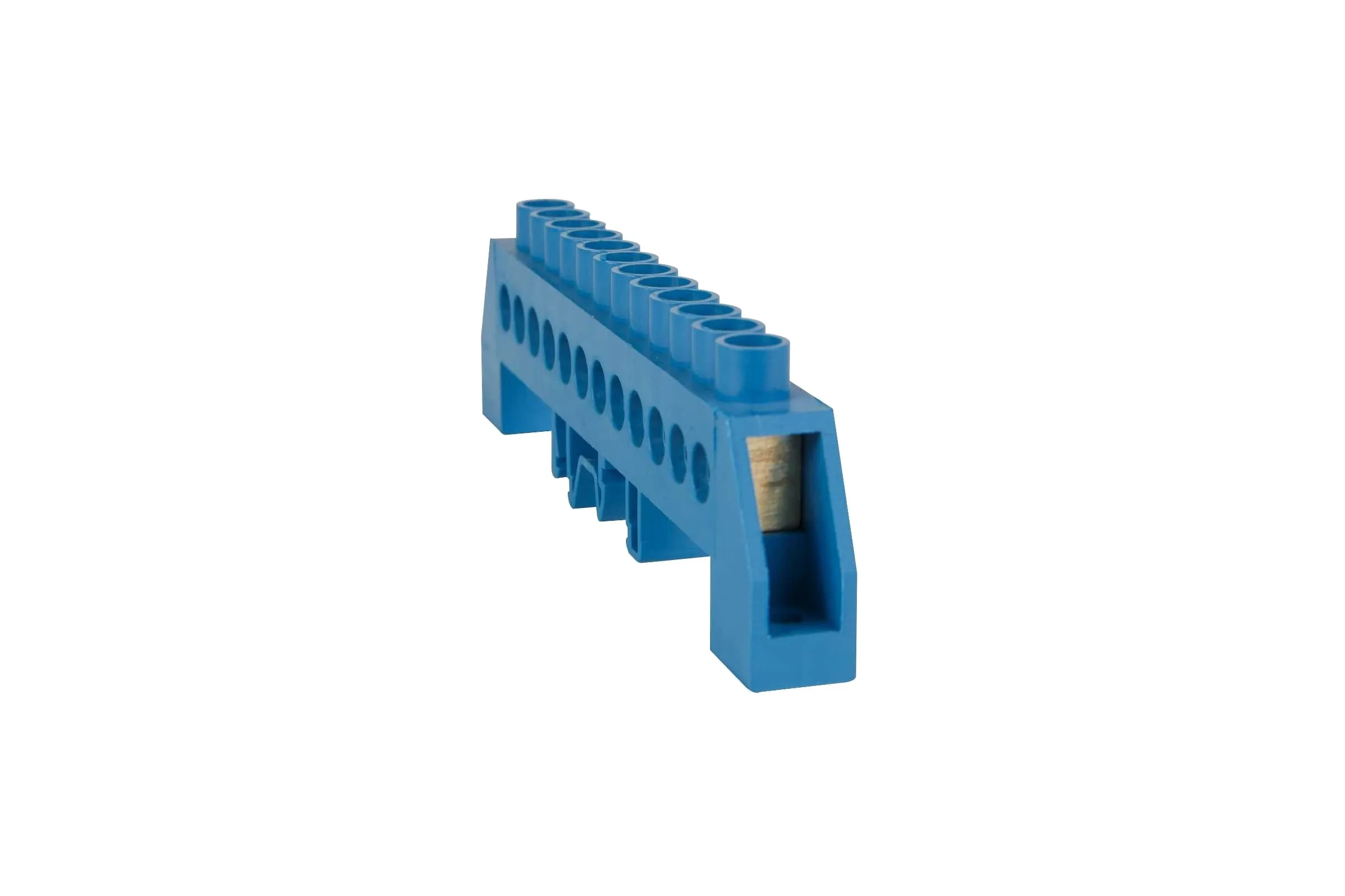 Шина нулевая в комбинированной изоляции OptiKit BB-F-N-DIN-6-8х12-синий