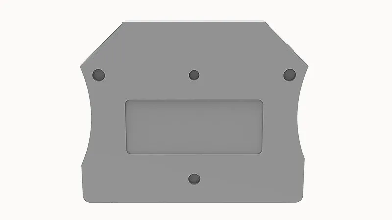 D-DC6-01P-11-00A(H), Концевая крышка, для DC6/10, серый