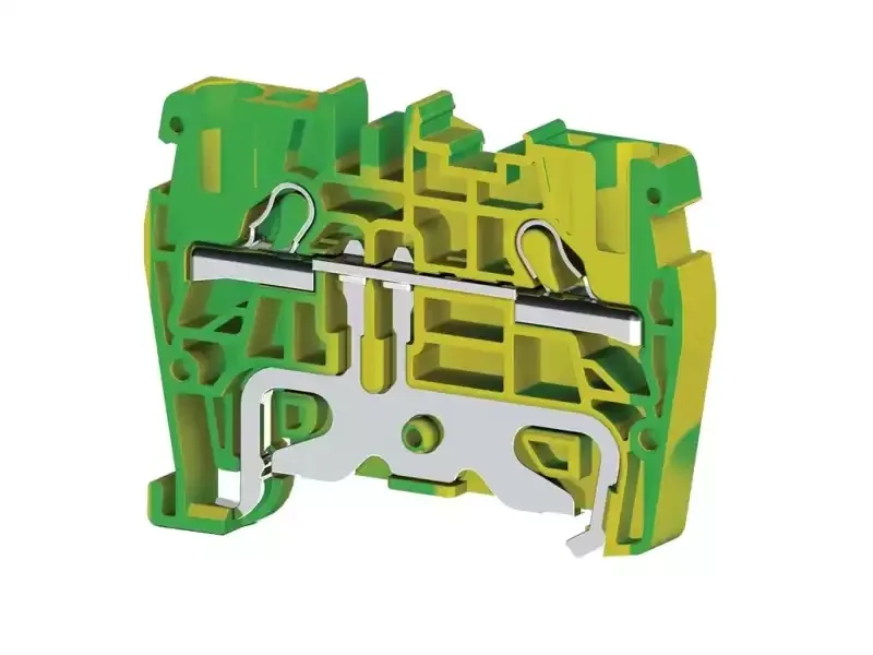 PYK 4 T Клеммник пружинный быстрозажимной (Push in), 4 мм.кв., (земля)