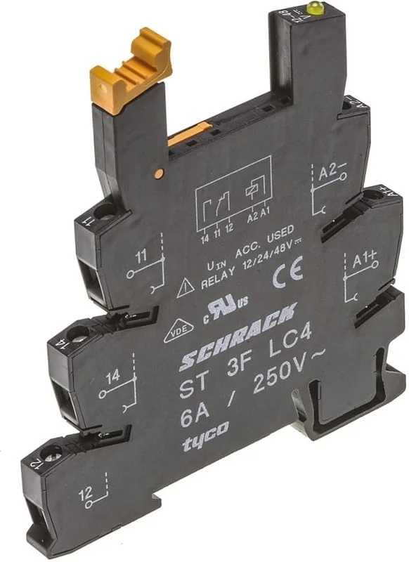 Розетка реле ST с реле V23092-A1024-A301 (A13024) 2-1393236-4 Schrack Technik Tyco