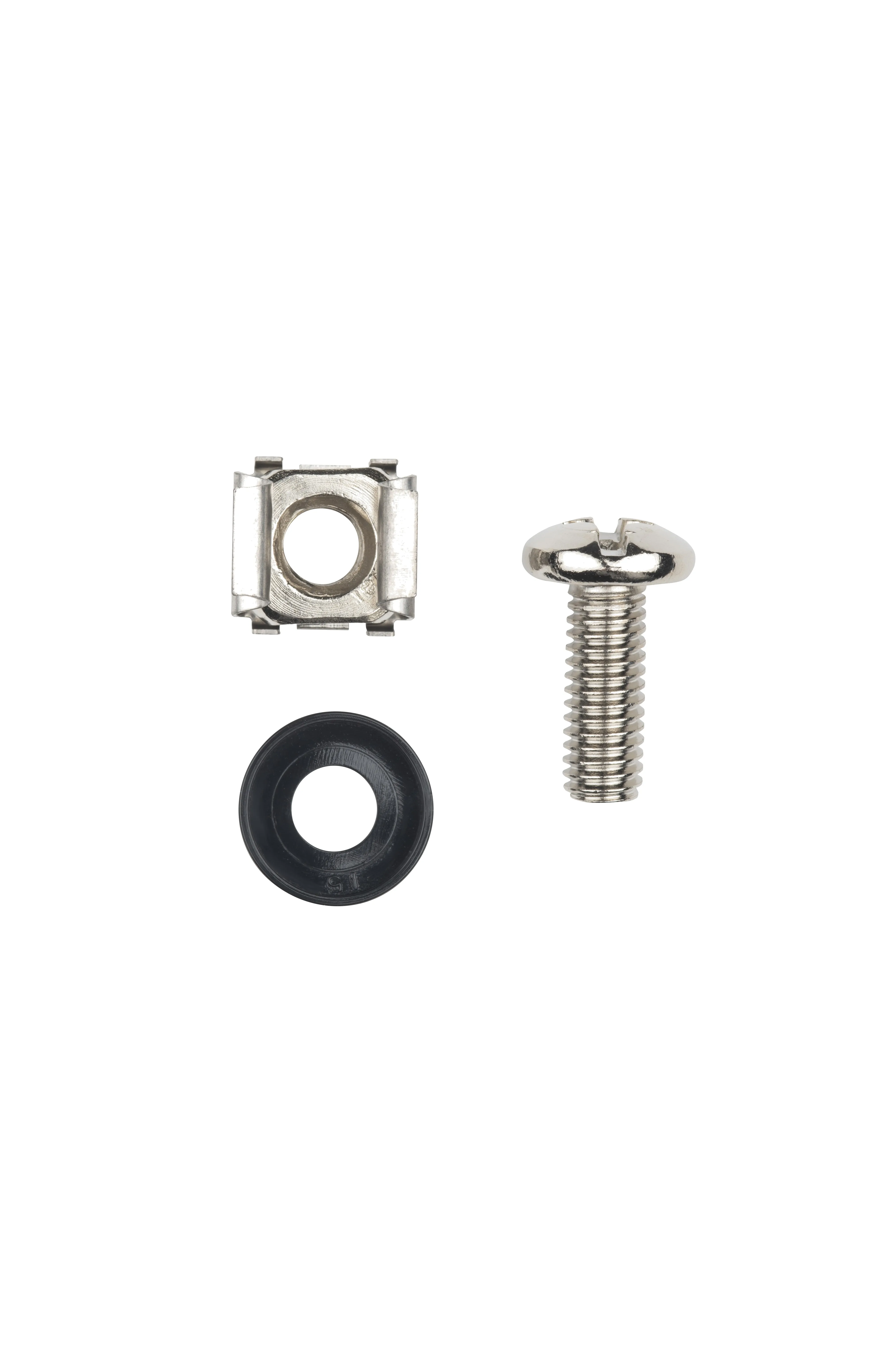 Hyperline Fixing Set CNS-M6-16-50 Комплект винт M6, квадратная гайка, шайба (16 мм) (50 шт.)