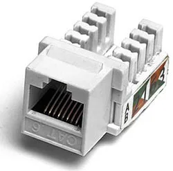 Модуль универсальный, keystone, 1xRJ45, Toolless, кат. 6, неэкр., 1 шт, цвет: белый