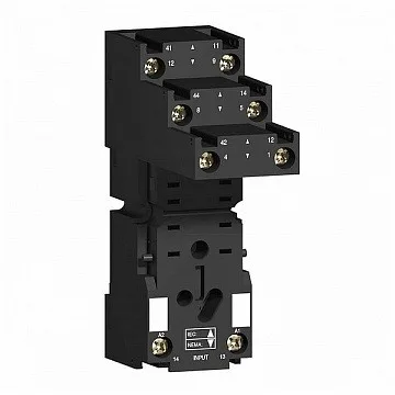 Розетка для RXM2, REXL2 с раздельными контактами, 2CO, ширина 27мм
