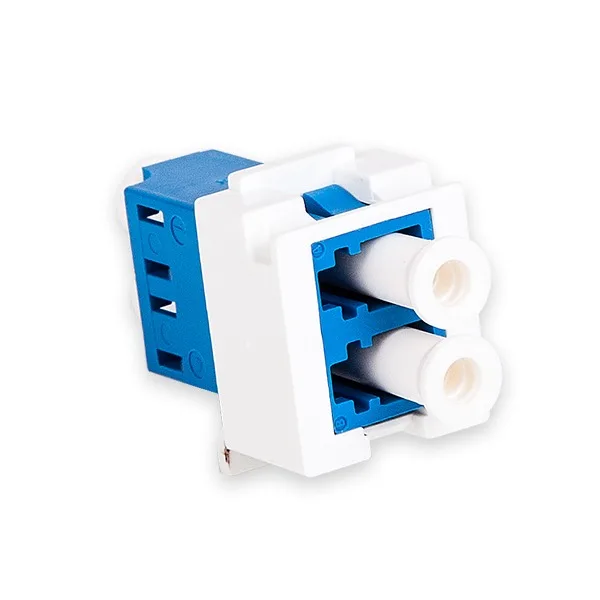 Проходные адаптеры оптические Nexans LANmark-OF Адаптер (Snap-in Adaptor) SM LC Duplex 10086887 L28D1