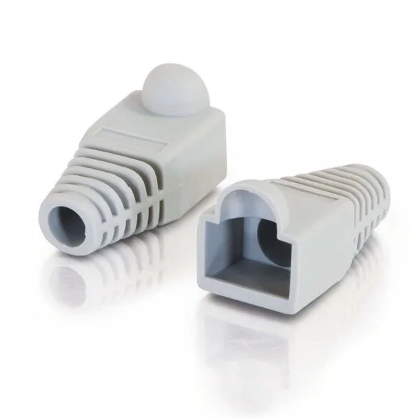 Hyperline BOOT-GY-10 Колпачок изолирующий для разъемов RJ45 серый (10шт) 251955