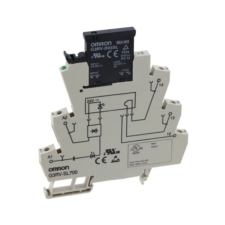 OMRON G3RV-SL700 + реле G3RV-D035L 21514E6 Реле