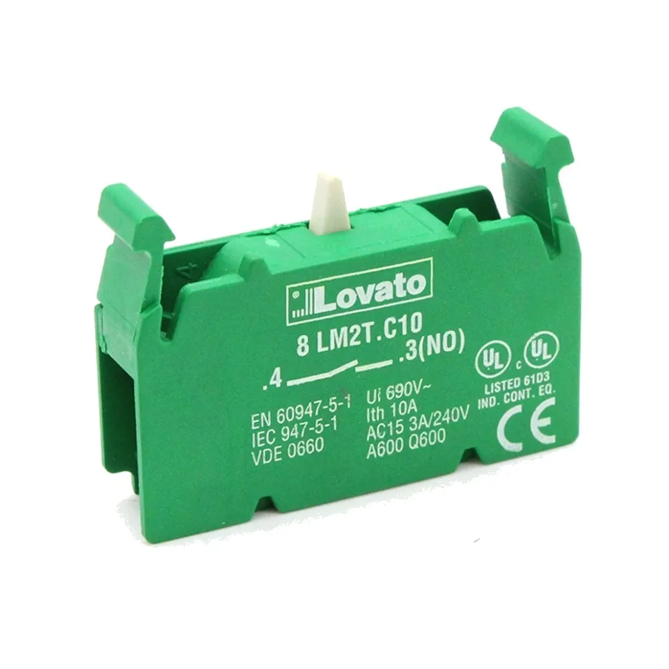 Lovato 8 LM2T C10 Контактор блока Contact Block 8LM2TC10 Lovato 1NO