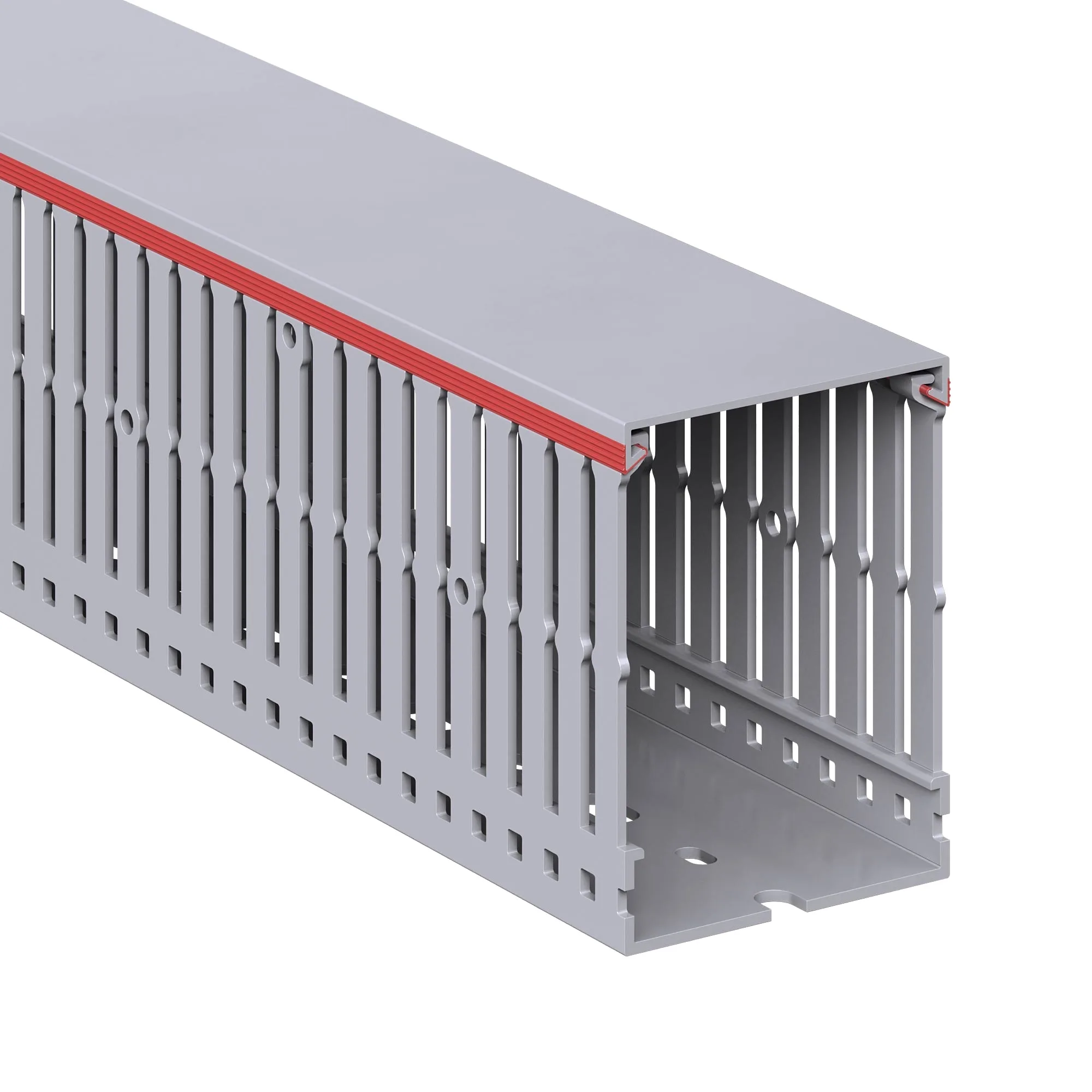 Короб перфорированный RL6 60x80 серый QUADRO 01128RL DKC 5005 (2м)