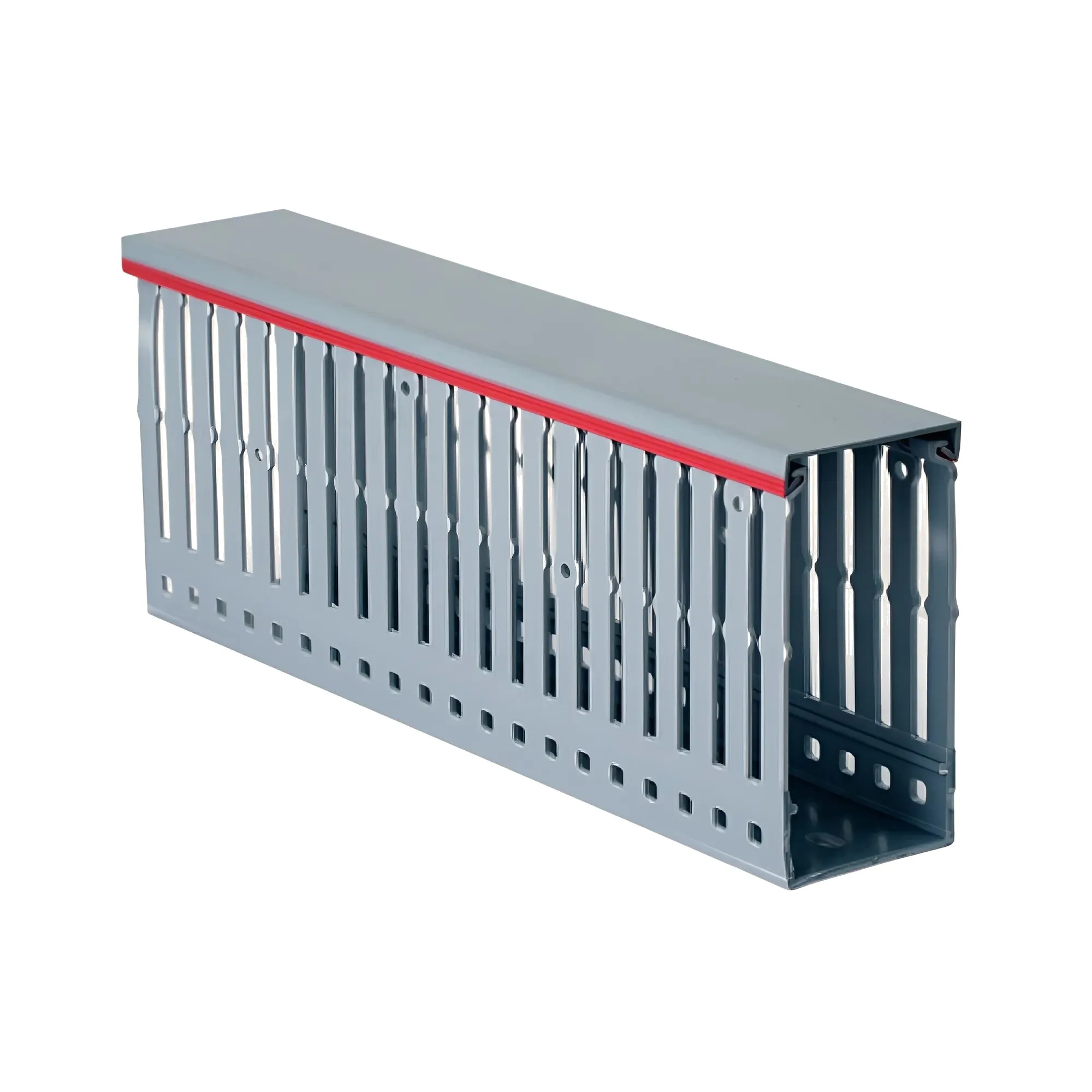 Короб перфорированный RL6 40x80 серый QUADRO 01127RL DKC (2м)