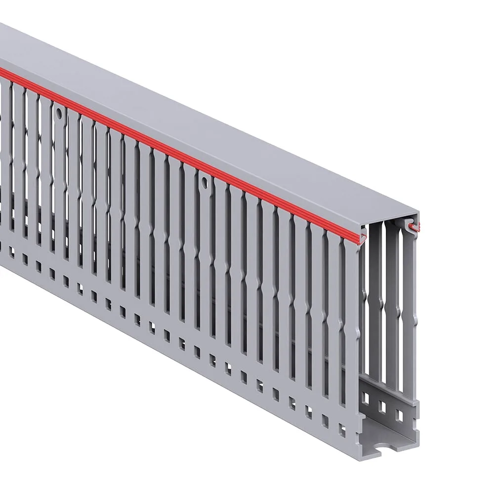 Короб перфорированный RL6 25x80 серый QUADRO 01126RL DKC (2м)
