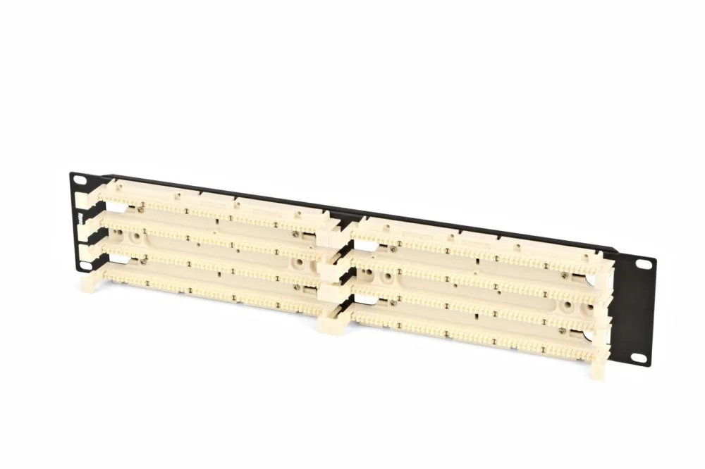Hyperline 110C-19-200P-2U 200 парная кросс-панель 110 типа, 19" 2U (без модулей)
