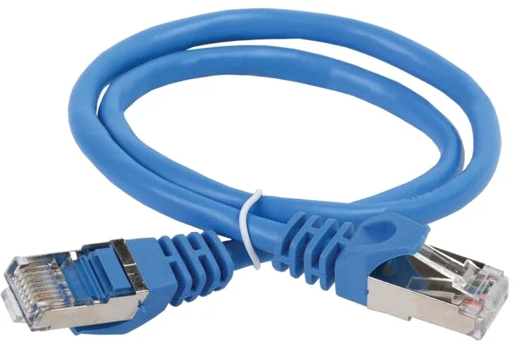 Шнур коммутационный (патч-корд) PC03-C5EF-1M, Экранированный, разъемы RJ45 (8P8C)