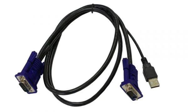 Кабель KVM длиной 1,8 м с разъемами VGA и USB ver. A1 D-Link
