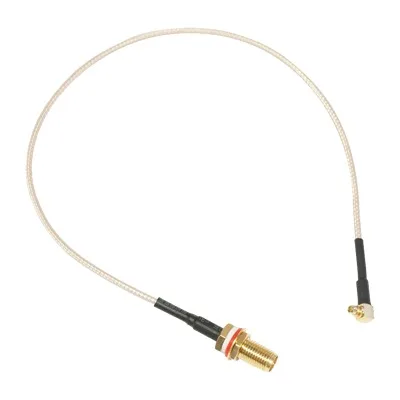 Пигтейл Mikrotik MMCX-RPSMA pigtail, 70201, SKU вендора: RTIKSMARPMMCX, Тип кабеля RG178. длина - 25 см